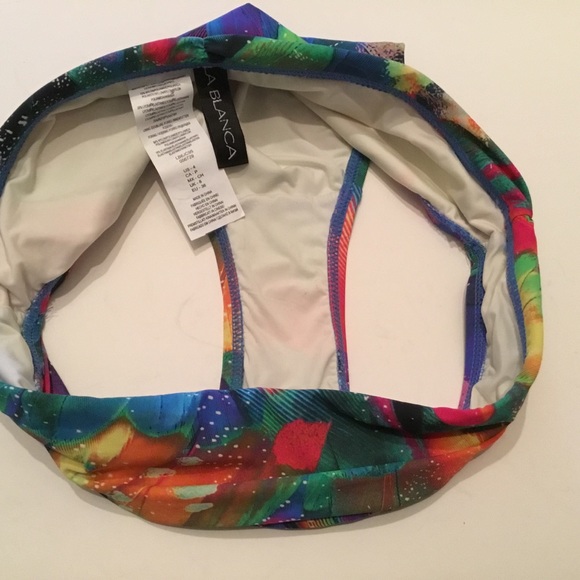 La Blanca multicolor bandeau bikini / mix & match - Picture 7 of 8